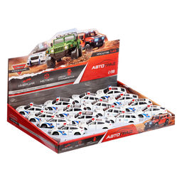 Машинка металлическая «Полиция», 1:48, инерция, открываются двери, МИКС