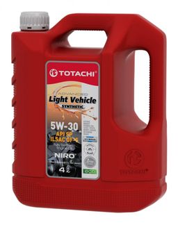 Масло моторное TOTACHI NIRO LV Synthetic SAE 5W-30 API SP, SN PLUS, SN/RC, ILSAC GF-5 4л