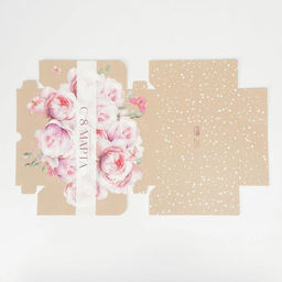 Цена за 5 шт. Кондитерская упаковка, коробка Поздравляю с 8 марта, 17?20?6 см