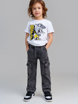 12512108 Брюки джинсовые для мальчиков