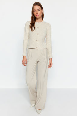 TRENDYOLMILLA Siyah Basic Ceket Gorunumlu Triko H?rka TWOAW24HI00090  фото 9