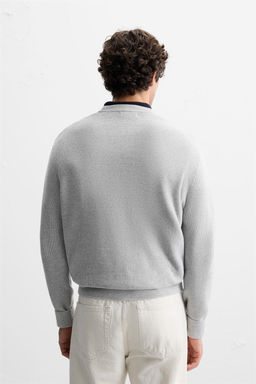 TEXTURED BASIC SWEATER - Zara фото 19