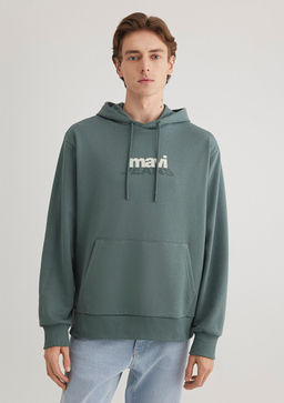 Mavi Logo Bask?l? Yesil Sweatshirt  фото 4