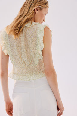 Blusa con volantes - H&m фото 4