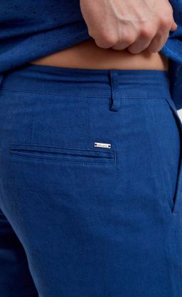 Шорты лен F111-0960-1 jeans - Fine joyce фото 7