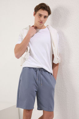 TRENDYOL MAN Tas Regular/Normal Kesim Orta Boy Lastik Belli Bagc?kl? Dikis Detayl? Sort TMNSS20SR0070 - Trendyolmilla фото 24