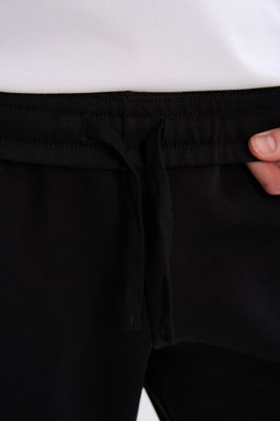 Брюки трикотажные укороченные Черный