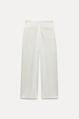 TROUSERS WITH PLEATED WAIST - Zara фото 4
