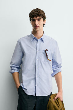 TEXTURED OXFORD SHIRT - Zara фото 2