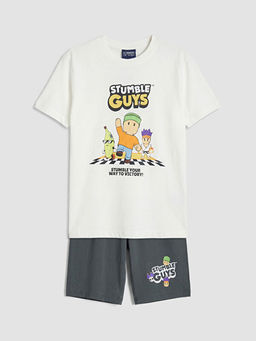 Пижамный комплект для мальчиков Stumble Guys с шортами