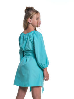 Платье с длинными рукавами UD 7591 бирюза - Mini maxi фото 2