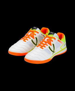 БЕЗ УПАКОВКИ Бутсы зальные JOGEL Tornado 2.0 White/orange