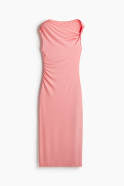 Vestido de un hombro con detalle girado - H&m фото 2