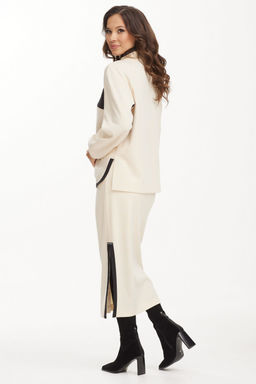 Костюм Magia mody 2499 молоко+ черный - Anelli фото 8