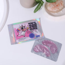 Цена за 2 шт. Патчи для глаз 100 % muni corn milk, 1 пара, гидрогелевые с экстрактом жемчуга, Beauty Fox