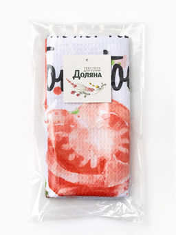 Цена за 2 шт. Полотенце Доляна Tomato, 40×60±3 см, 100% п/э, микрофибра