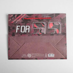 Цена за 6 шт. Пакет подарочный крафтовый, упаковка, «For real man», MS 23 х 18 х 10 см