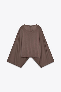 ASYMMETRIC FLOWING CAPE - Zara фото 18