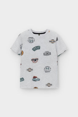 Crockid _ КР 302594/св.серый меланж,ралли к546 фуфайка (футболка) для мал  фото 5