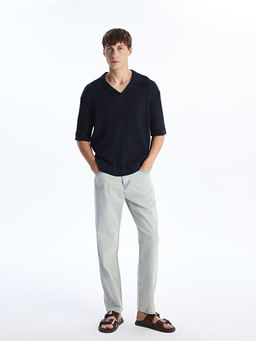 Loose Fit Erkek Jean Pantolon