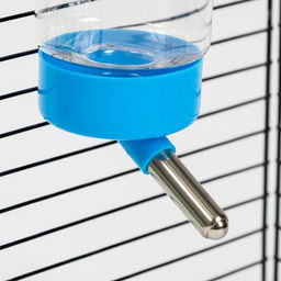 Поилка для клетки, 400 мл, 9620 см, голубая - Пижон фото 6