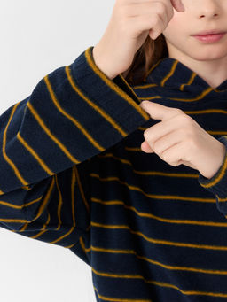 Худи для девочек синее в полоску - Mark formelle фото 4