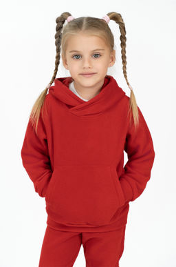Костюм детский флисовый красный