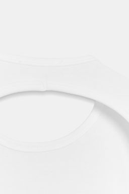 CAMISETA ABERTURA ESPALDA / Blanco - Zara фото 5