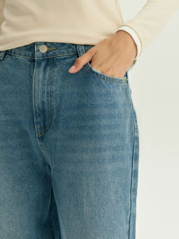 Джинсы Mom Fit 369, D369/skyey