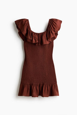 Flounced off-the-shoulder dress - H&m фото 3