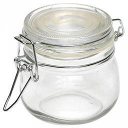 Банка стеклянная с бугельным замком Нева 0,15л, д7,5см h7,2см, д/горла 6см, крышка с силиконовым уплотнителем (д/основания 5см), набор 3 штуки (Китай) - Домашняя мода фото 2