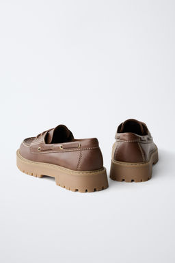 CLASSIC DECK SHOES - Zara фото 6