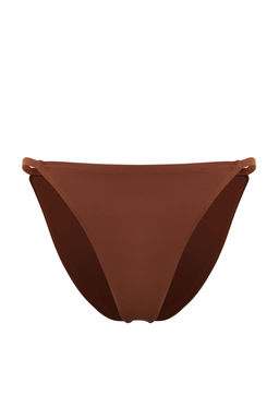 TRENDYOLMILLA Kahverengi Biyeli Brazilian Bikini Alt? TBESS22BA0232  фото 11