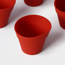 Формы для выпечки кексов Доляна Цветочные горшочки, силикон, 7?5.5 см, набор 6 шт., коричневые  фото 3