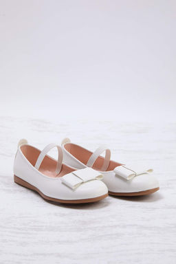 Beyaz Kucuk/Buyuk K?z Cocuk Babet TAKSS26BE00015