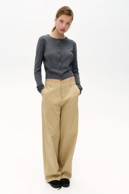 Cardigan de punto fino