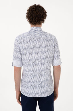 Erkek Beyaz Uzun Kollu G_mlek Sepette S_rpriz _ndirim - U.s. polo assn фото 5