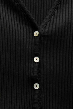 RIBBED CARDIGAN - Zara фото 19