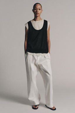TOP PUNTO COMBINADO / Crudo / Negro
