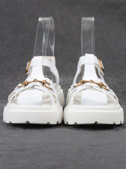 08-PEAG54-1 WHITE Босоножки женские (натуральная кожа) - Фабричный китай фото 9