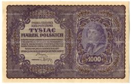 Банкнота 1000 марок 1919 года Польша