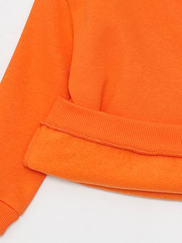 Bisiklet Yaka Uzun Kollu Bask?l? Erkek Bebek Sweatshirt - Waikiki фото 3