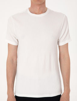 Ekru Slim Fit Ti__rt