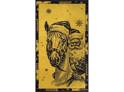 Полотенце махровое 6с103.412ж1 Мороз-наездник(т.желтый) 50х90см