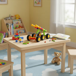 Конструктор "Вертолет и пушка" в коробке