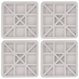 Антивибрационная подставка для стир.машин/холод. 4шт. 6х6х1,5см ПТ76-143