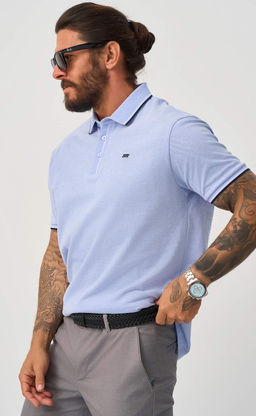 Поло F511-07-105 l.blue - Fine joyce фото 5