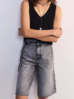 Джинсовые шорты бермуды / Zarina