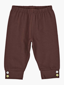 Бриджи с пуговками UD 1690 кофе - Mini maxi фото 16