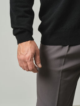 Джемпер из кашемира мужской KM010005-E черный